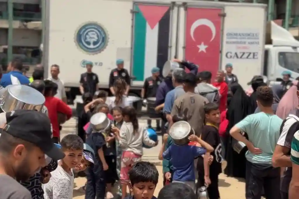 Gazze’de İlaç Gibi Destek: Hamidiye Mutfağı Zorlu Ablukaya Rağmen Her Gün Sıcak Yemek Dağıtıyor