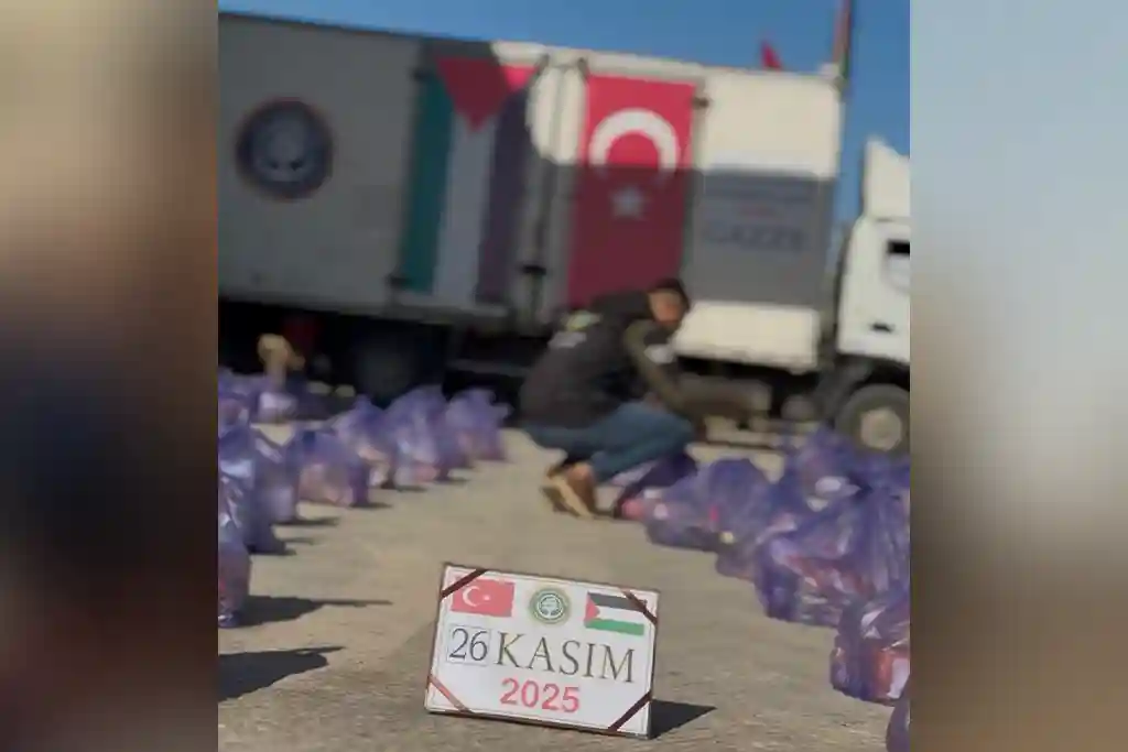 Osmanoğlu Yardımlaşma Derneği, 26 Kasım 2025’te Gazze’de Mobil Aşevi ile Yardımlarını Sürdürüyor