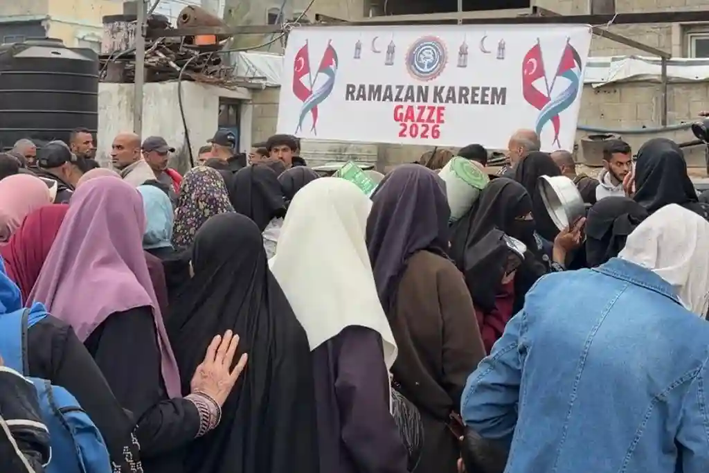 Gazze Hamidiye Aşevi’nde Ramazan Hazırlığı: Osmanoğlu Derneği’nden Gazze’ye Her Gün Sıcak İftar