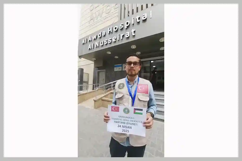 Osmanoğlu Yardımlaşma Derneği Gazze’de Umut Oldu