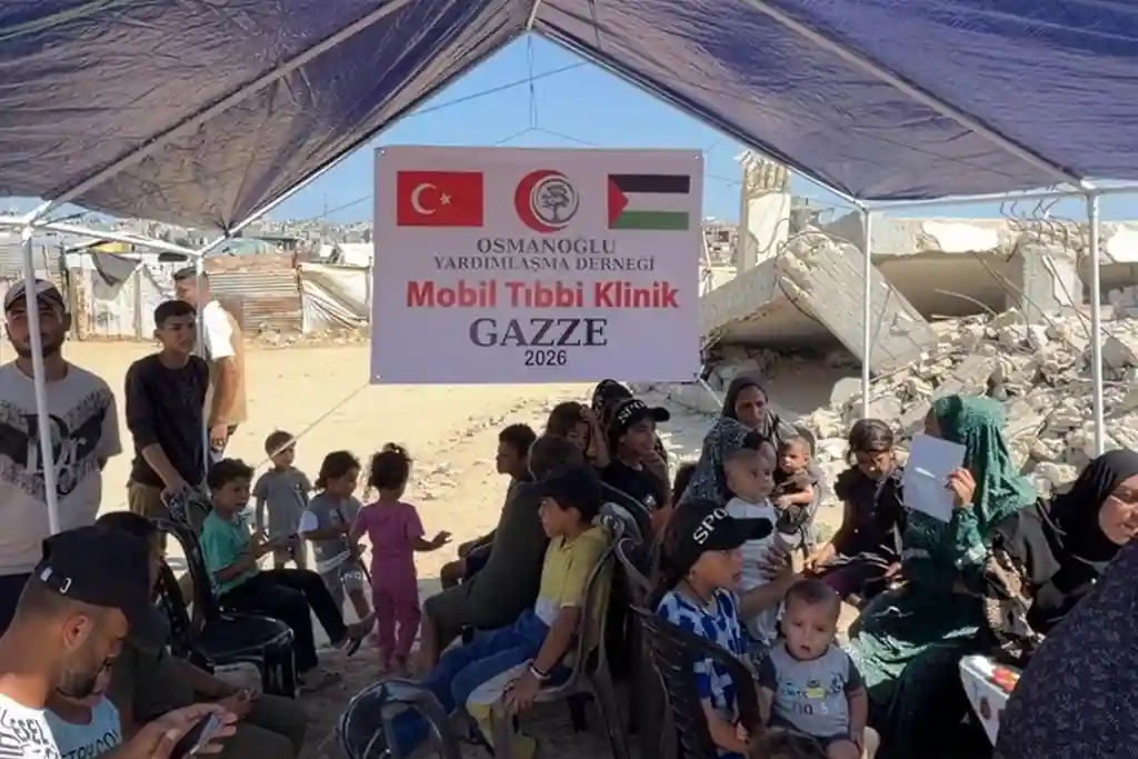 Gazze’de Sağlık Seferberliği: Osmanoğlu Yardımlaşma Derneği’nden "Mobil Sağlık Kliniği" Hamlesi