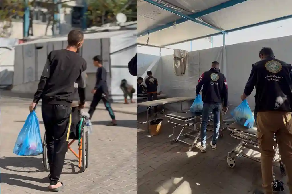 Osmanoğlu Yardımlaşma Derneği’nden Gazze Sahra Hastanesi’ne Vefa Ziyareti ve Gıda Desteği