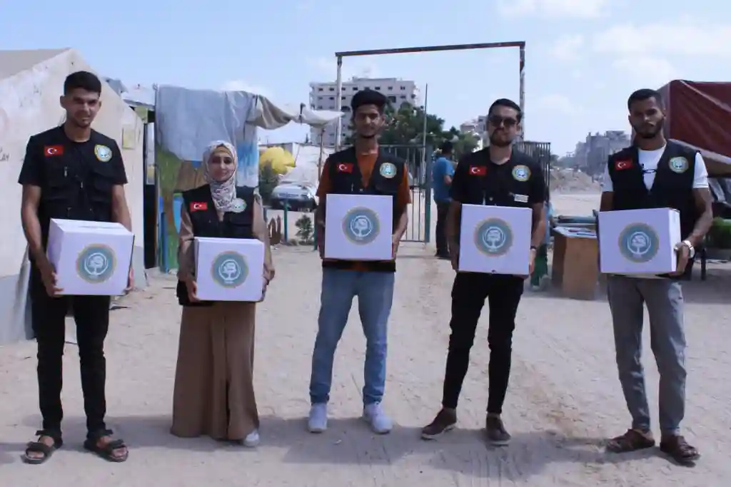 Geçen Hafta Port Said’den Yüklenen Yardımlar Şu An Gazze İçinde Dağıtılıyor