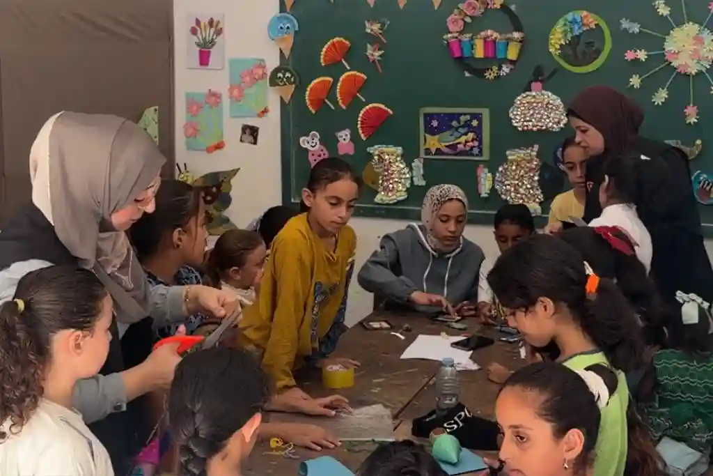 Gazze’de İnsani Yardım Seferberliği Devam Ediyor: Hamidiye Yaz Kampı’nda Mutlu Sona Doğru