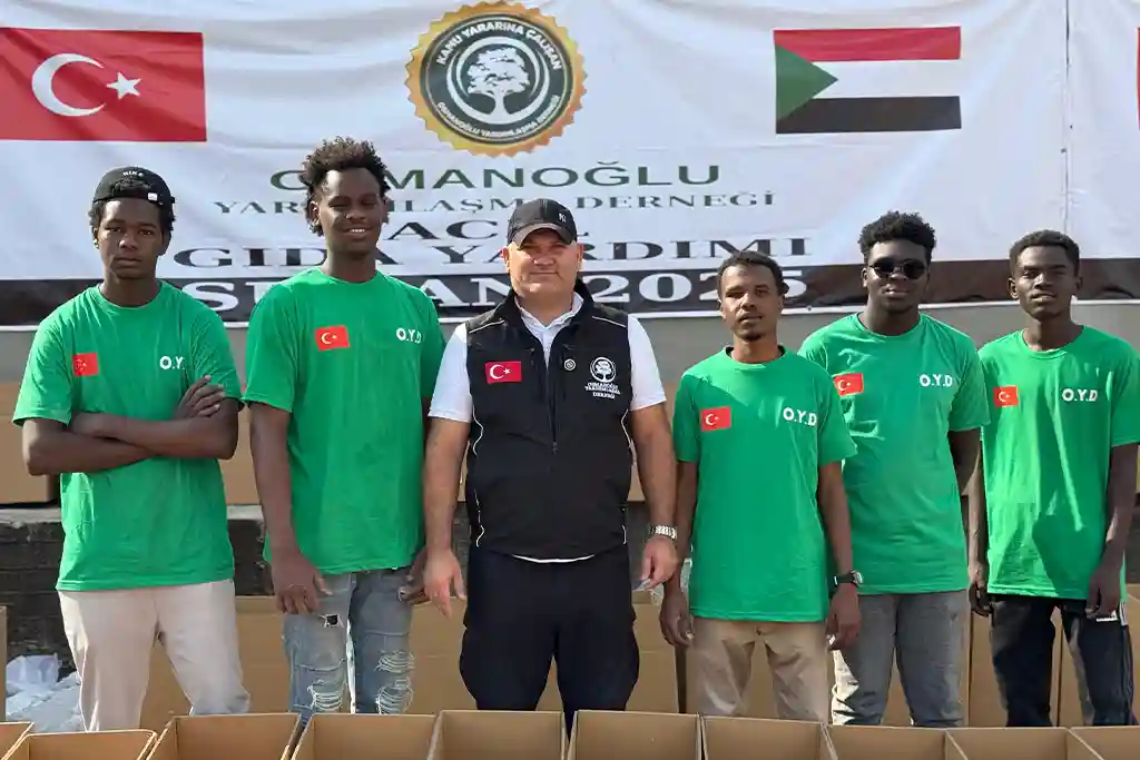 Osmanoğlu Yardımlaşma Derneği Sudan’da 2025 Gıda Paketi Yardım Çalışmalarına Başladı